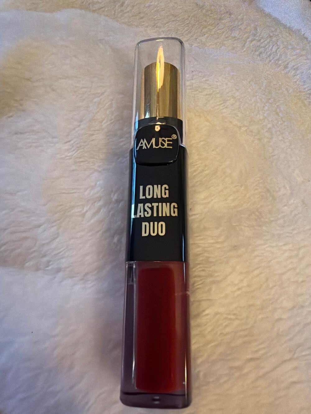AMUSE Long Lasting Duo No. 5 Brick Red Liquid Matte Lipstick 8g